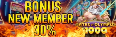 BONUS NEW MEMBER 30%